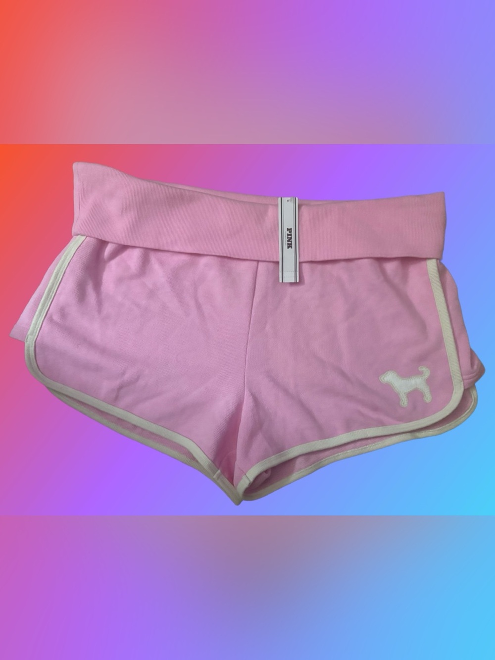 PINK Victoria's Secret Athletic / Lounge Fold Over Shorts
